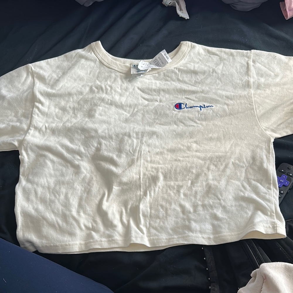 Champion Cream Short Sleeve Tee